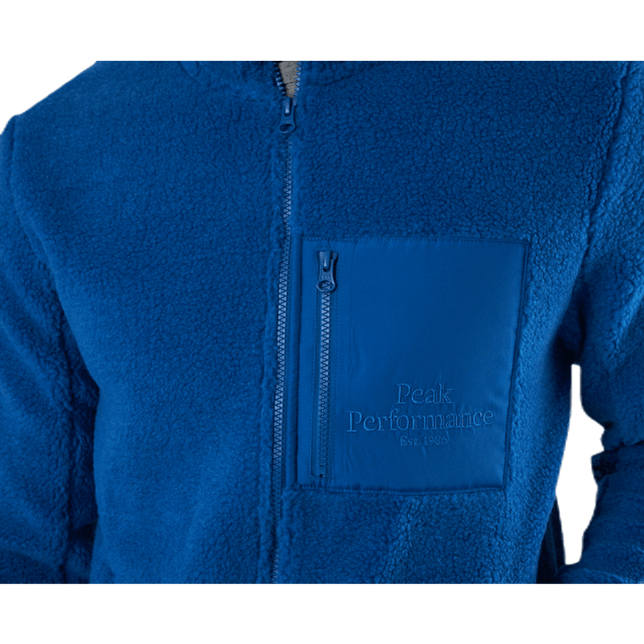 Veste zippée originale Pile Bleu
