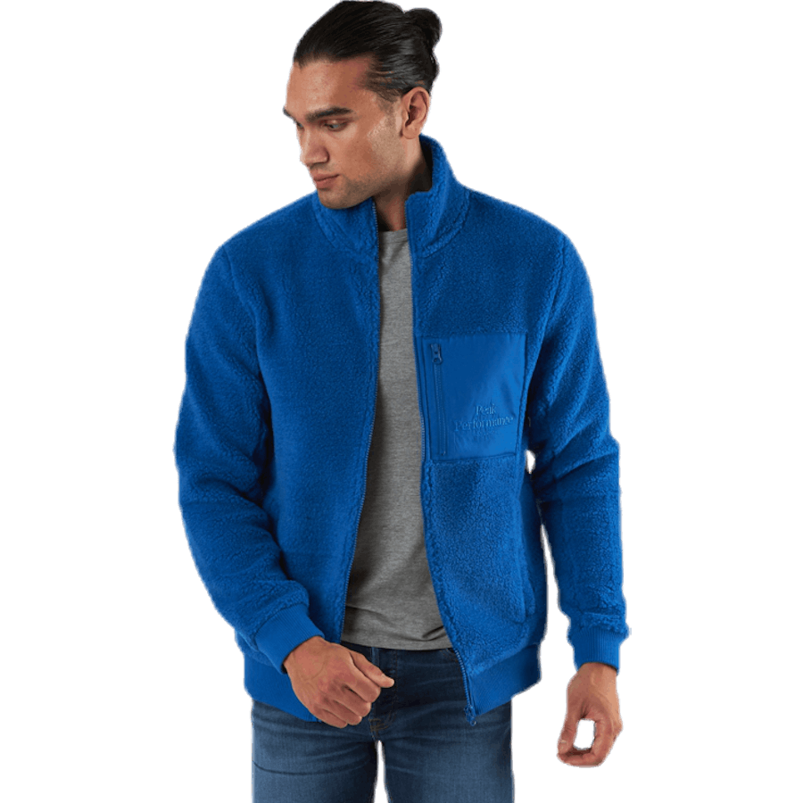 Veste zippée originale Pile Bleu