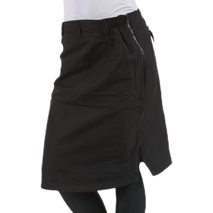 Komfortiškas sijonas, trumpas, juodas