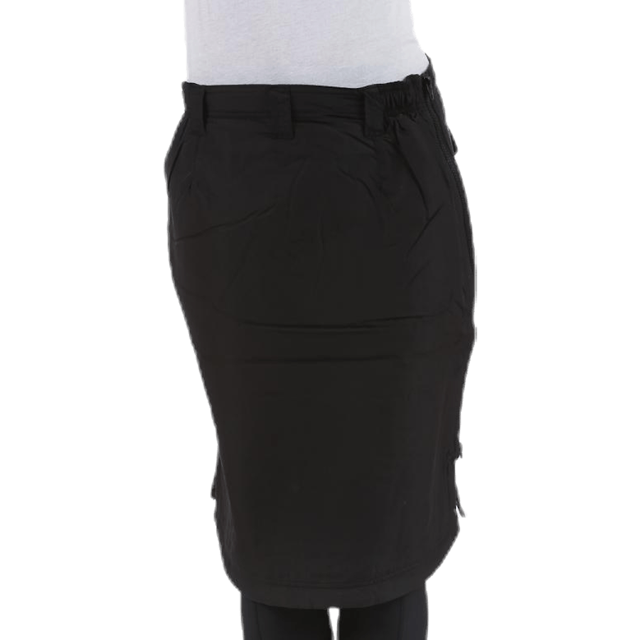 Komfortiškas sijonas, trumpas, juodas