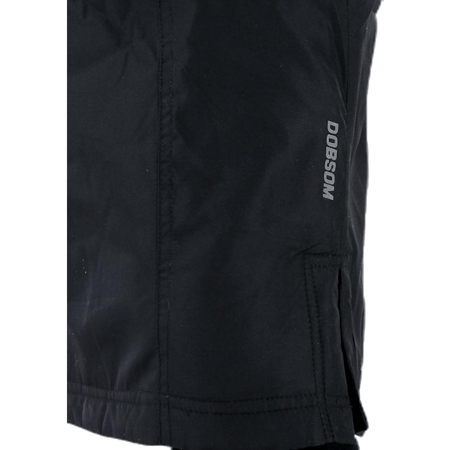 Komfortiškas sijonas, trumpas, juodas