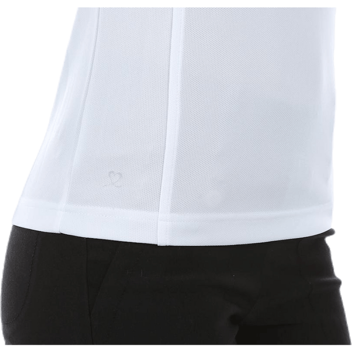 Macy S/L Poloshirt Weiß