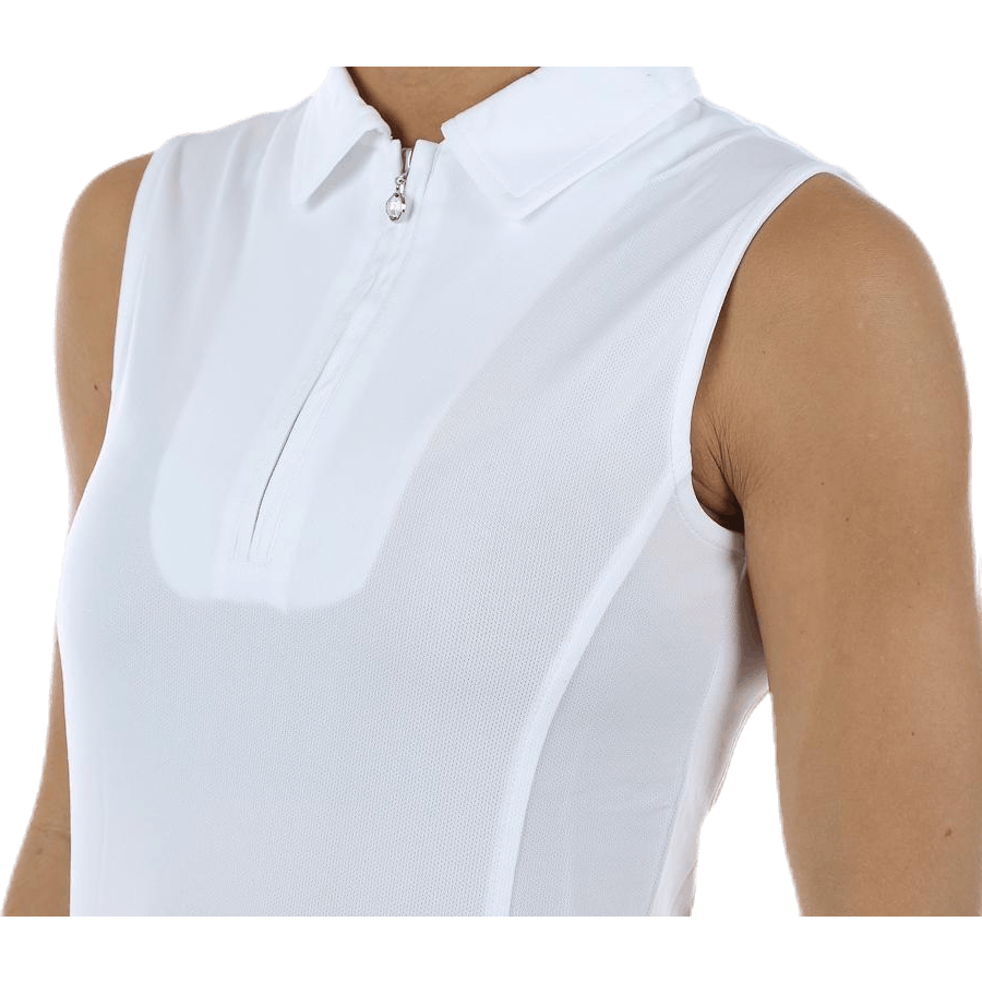 Macy S/L Poloshirt Weiß