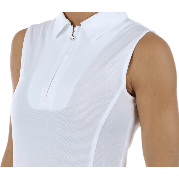 Macy S/L Poloshirt Weiß