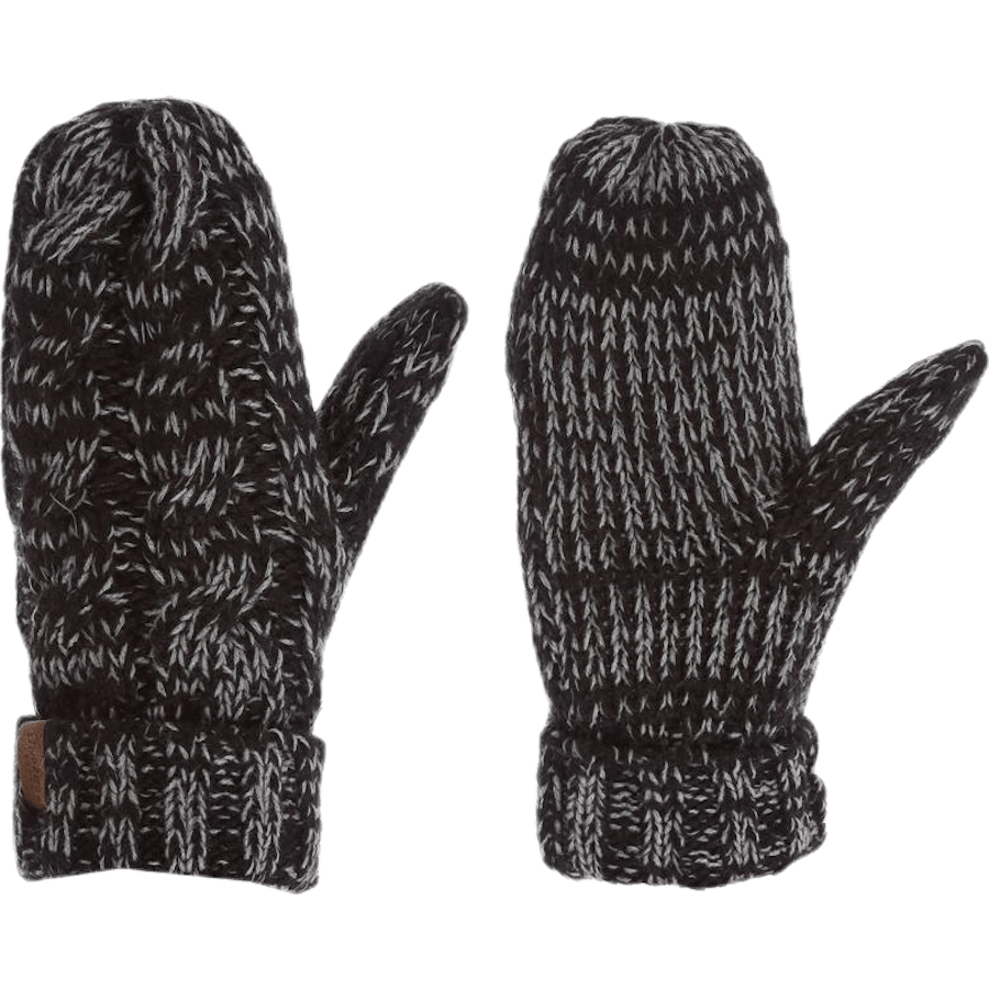 Handlight Reflective Mitten Black/Grey