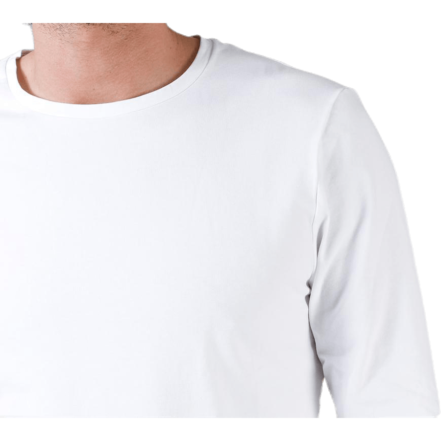 Crew Neck Longsleeve Hvid