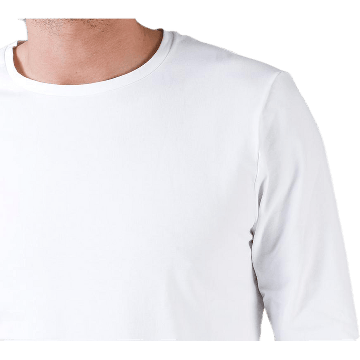 Crew Neck Longsleeve Hvid
