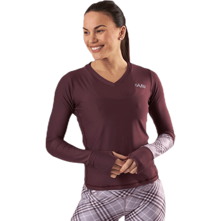 GLNCHCK 2 Fialový dlouhý rukáv