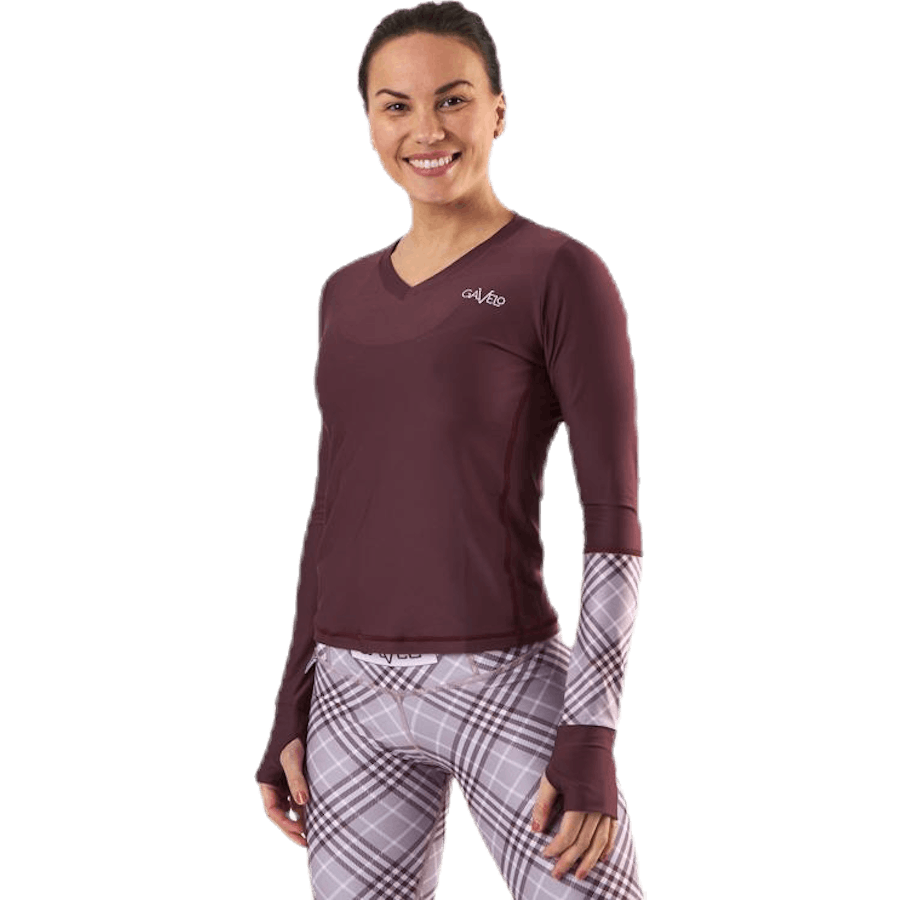 GLNCHCK 2 Fialový dlouhý rukáv