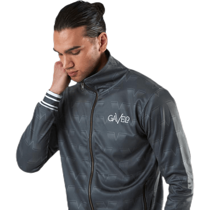 Veste de survêtement gris carbone