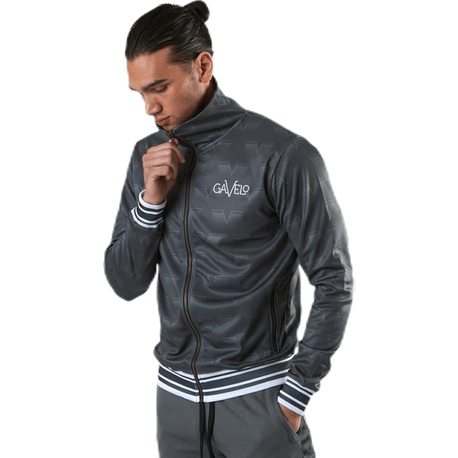 Veste de survêtement gris carbone