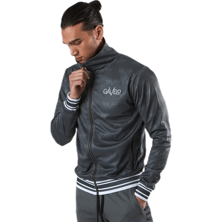 Veste de survêtement gris carbone