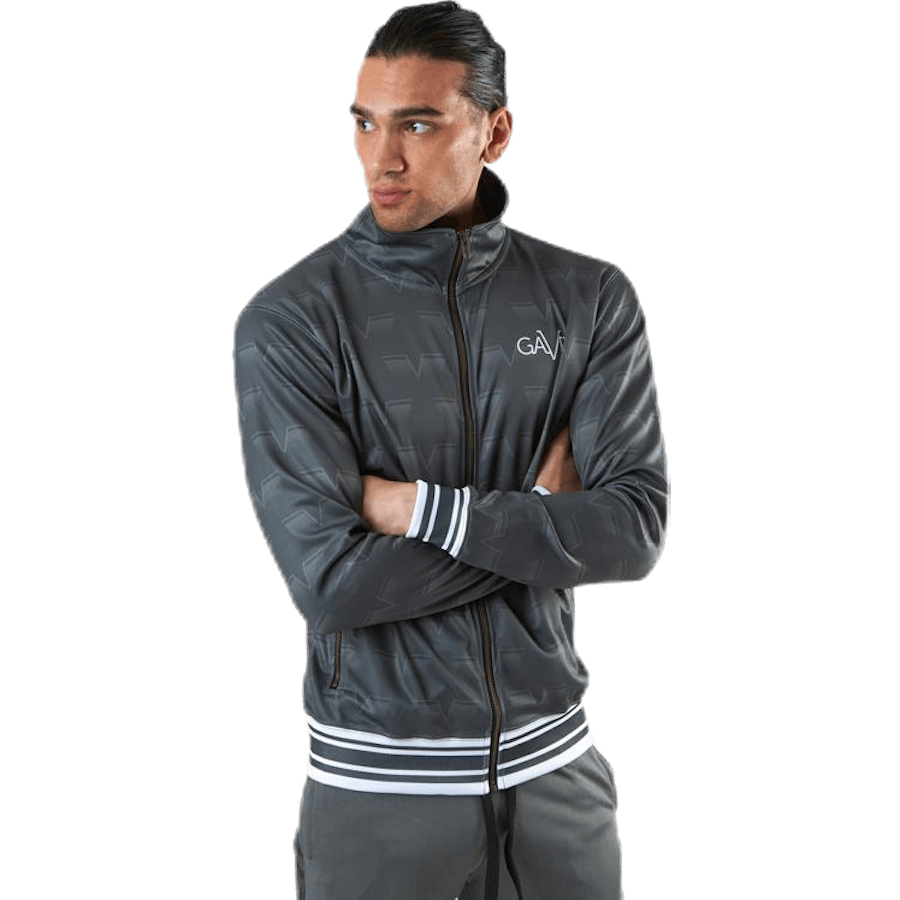 Veste de survêtement gris carbone