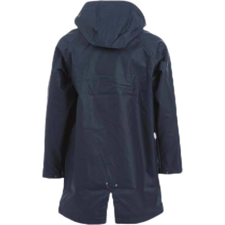 Parka Junior en PU Bleu