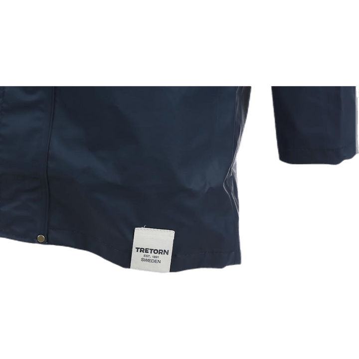 Parka Junior en PU Bleu