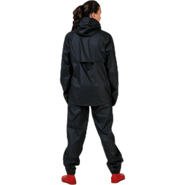 Ensemble de pluie pliable noir