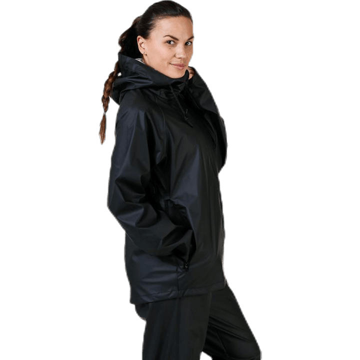 Ensemble de pluie pliable noir
