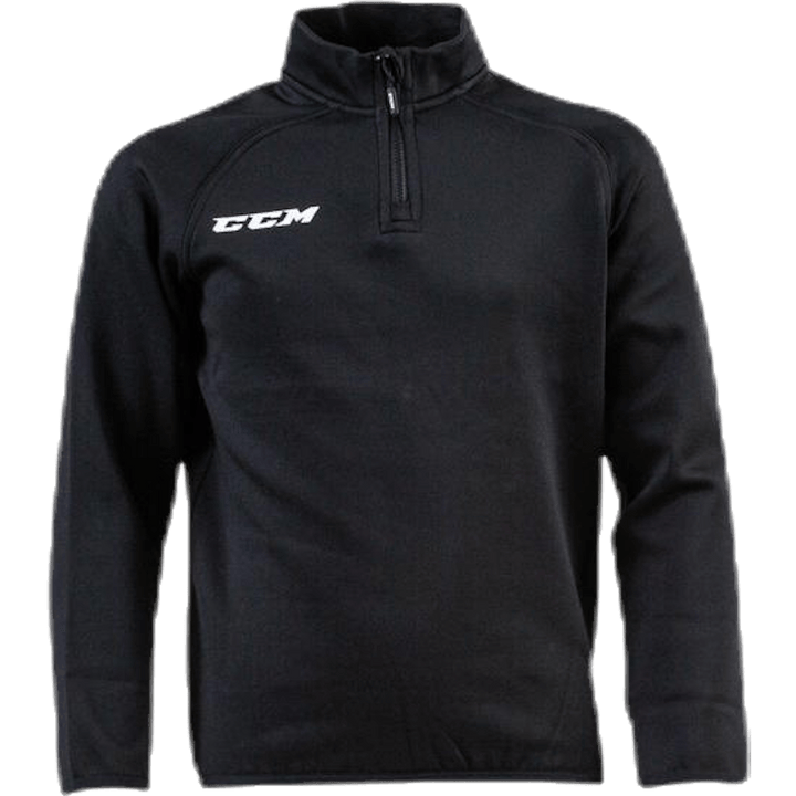 Vestiário 1/4 ZIP Júnior Preto