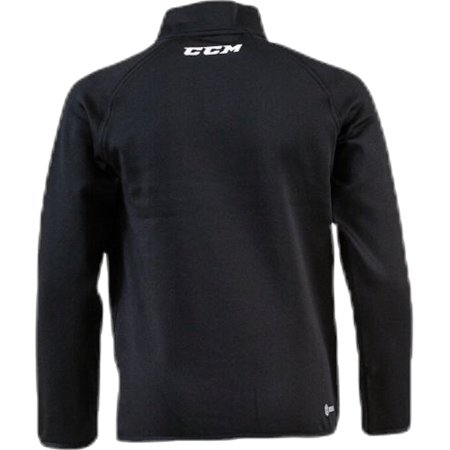 Vestiário 1/4 ZIP Júnior Preto