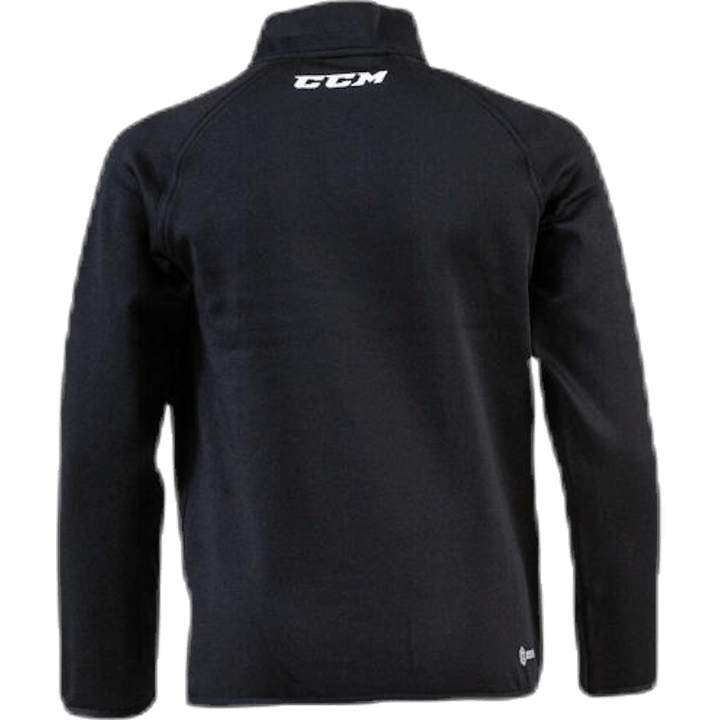 Vestiário 1/4 ZIP Júnior Preto