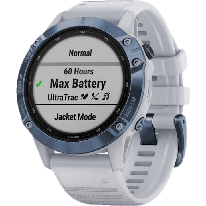 Fenix 6 Pro Solar Bleu/Blanc