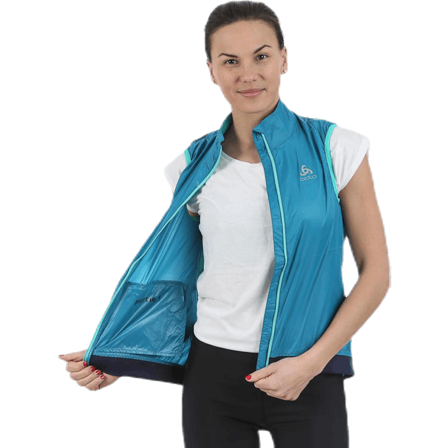 Kamizelka Fujin niebieski/turkusowy