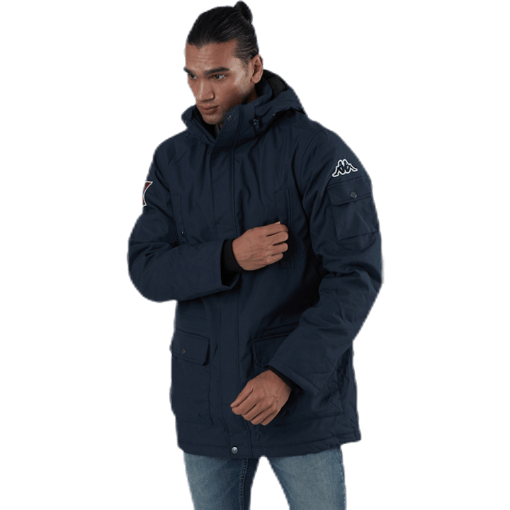 Veste d'hiver à capuche Jackson bleue