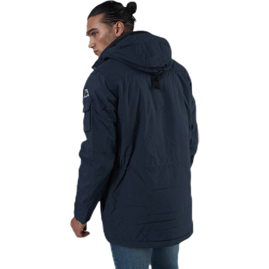 Veste d'hiver à capuche Jackson bleue