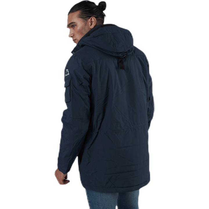 Veste d'hiver à capuche Jackson bleue