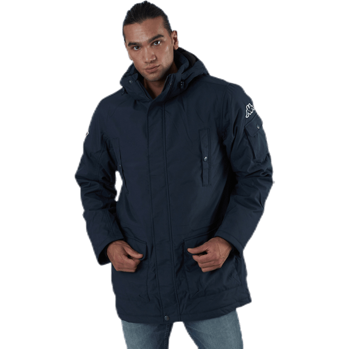 Veste d'hiver à capuche Jackson bleue