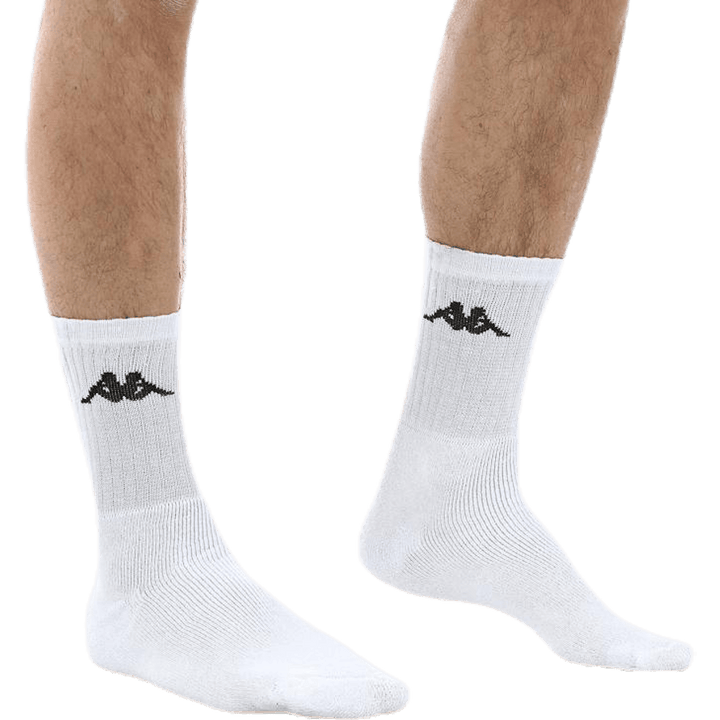 Tennis Trisper Socken 3pk Weiß/Schwarz