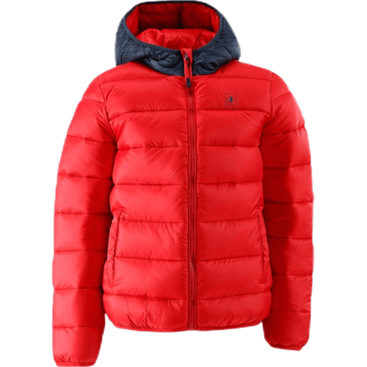 Jugendjacke mit Kapuze Rot