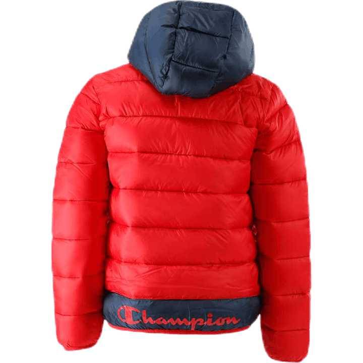 Jugendjacke mit Kapuze Rot