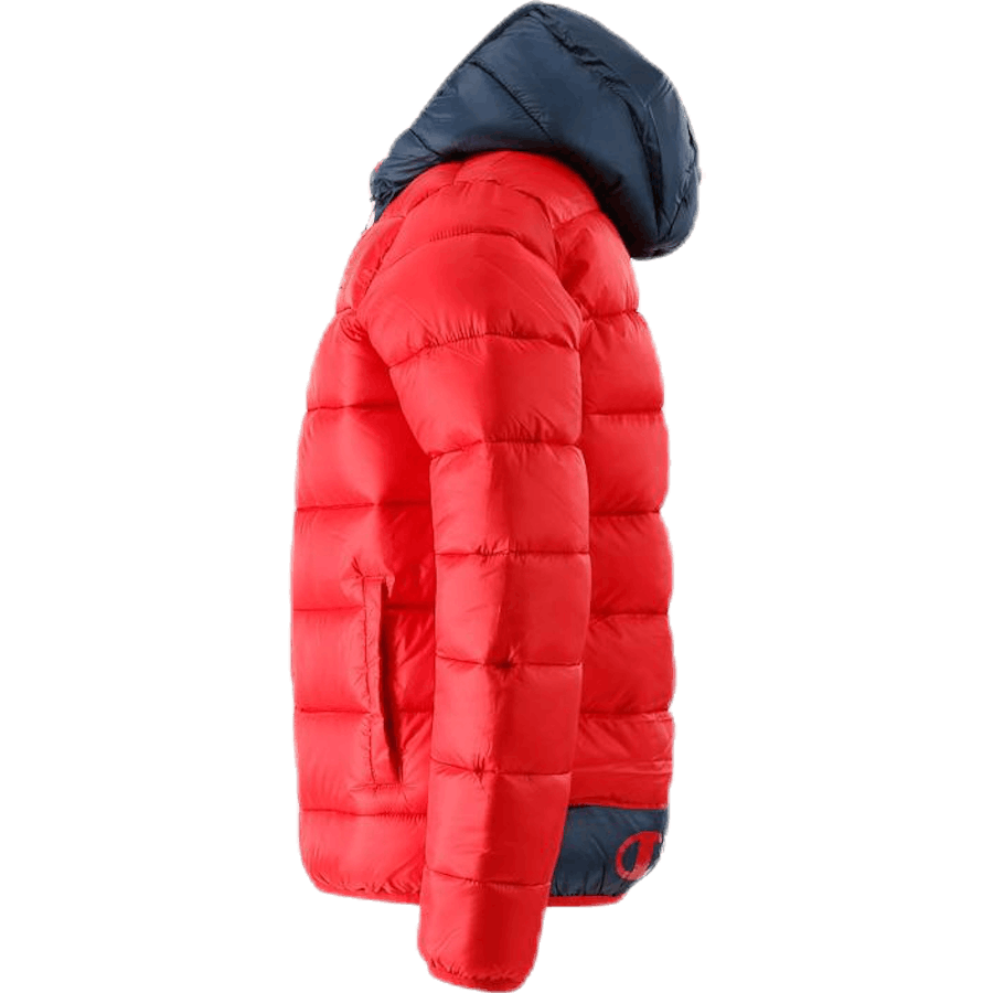 Jugendjacke mit Kapuze Rot
