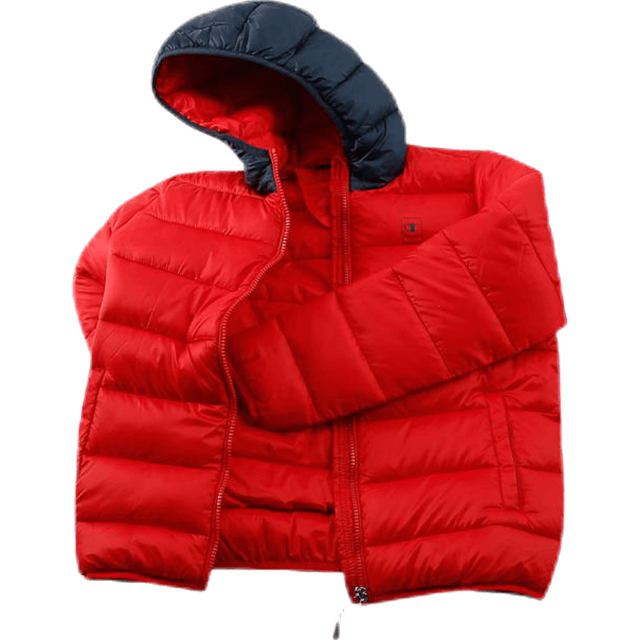 Jugendjacke mit Kapuze Rot