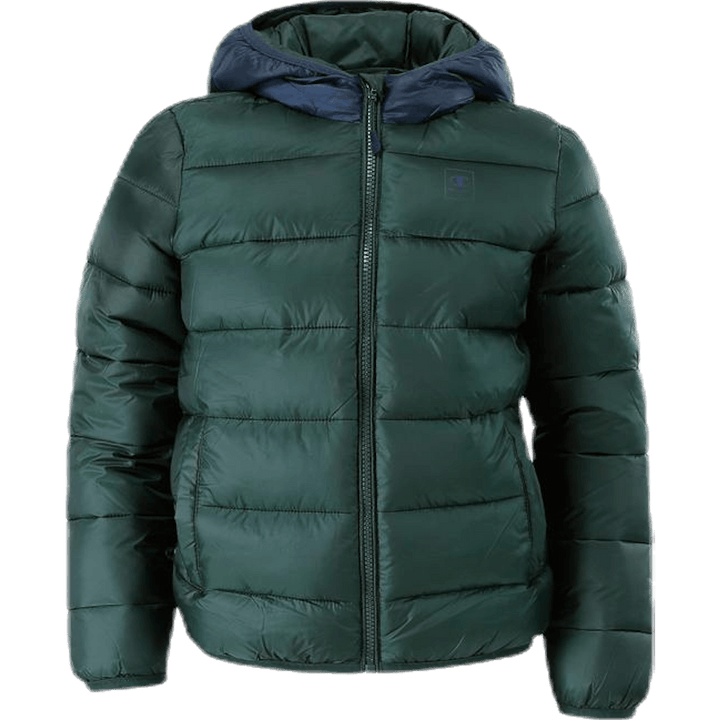 Veste à capuche pour jeunes verte