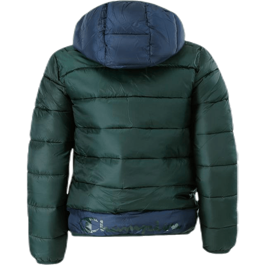 Veste à capuche pour jeunes verte