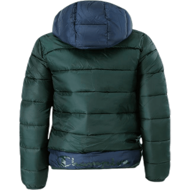 Veste à capuche pour jeunes verte