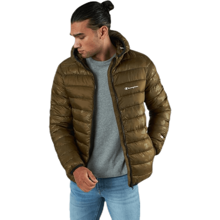 Veste à capuche verte