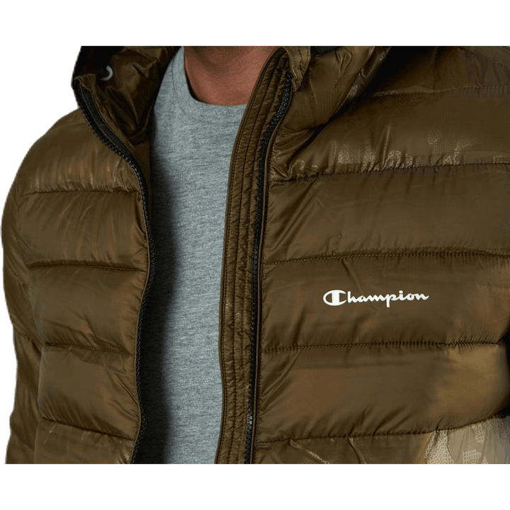 Veste à capuche verte