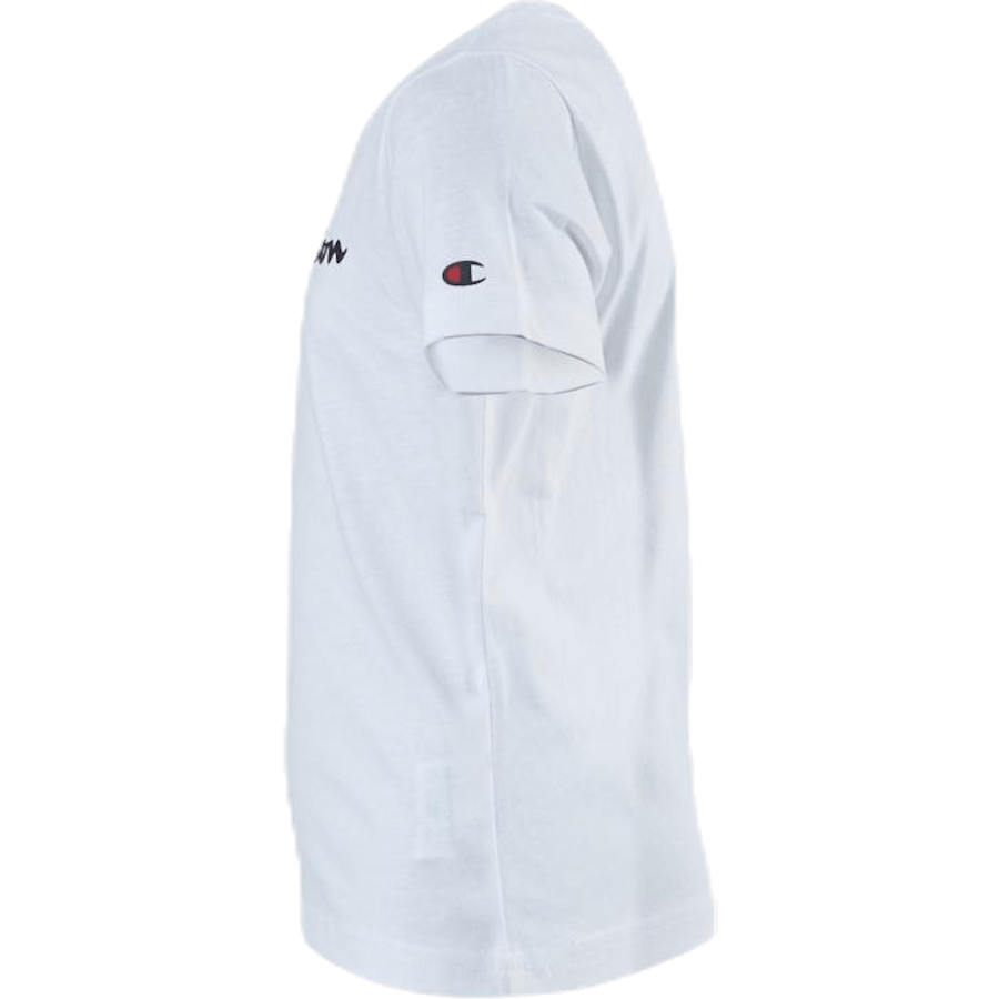 T-Shirt com gola redonda Junior Branco