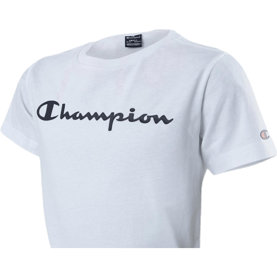 T-Shirt com gola redonda Junior Branco