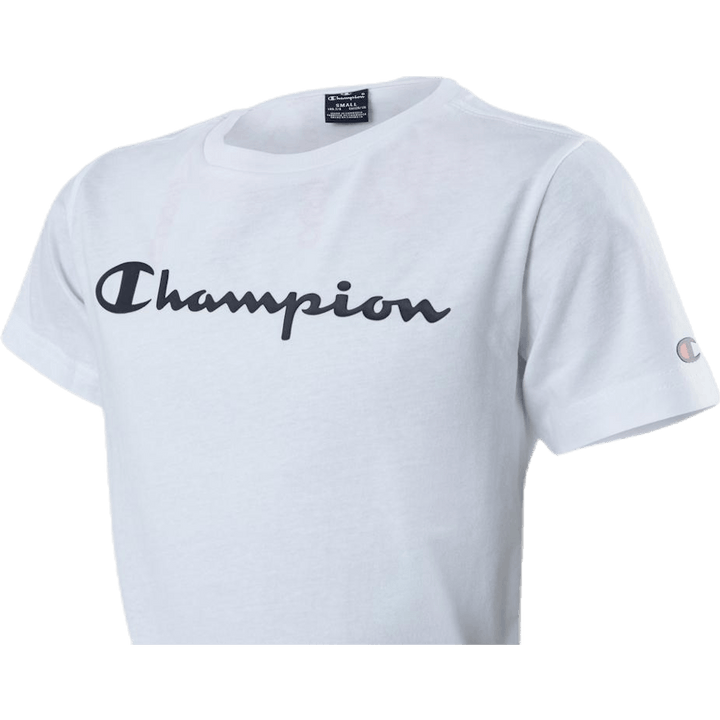 T-Shirt com gola redonda Junior Branco