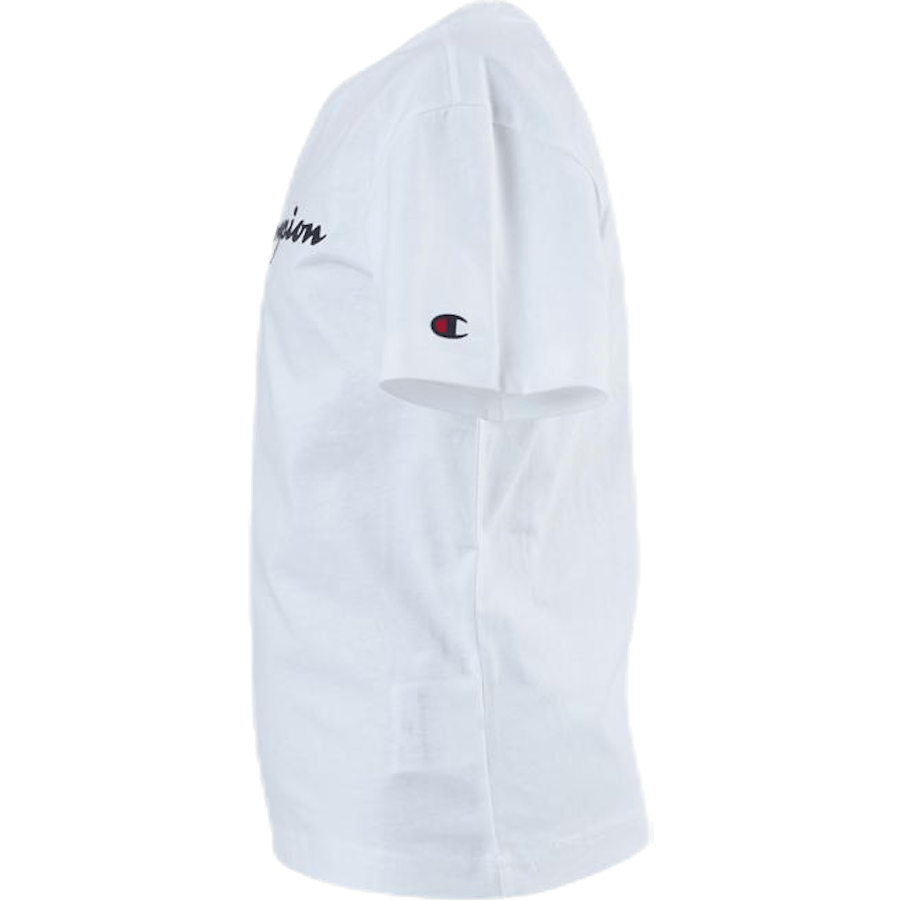 T-Shirt com gola redonda Junior Branco