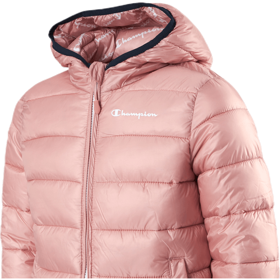 Kapuutsiga jope Junior roosa