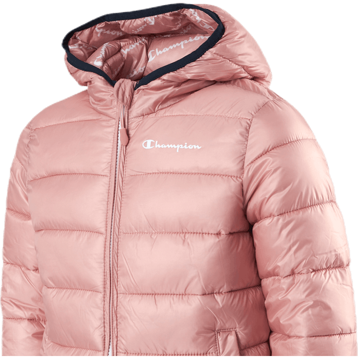 Kapuutsiga jope Junior roosa