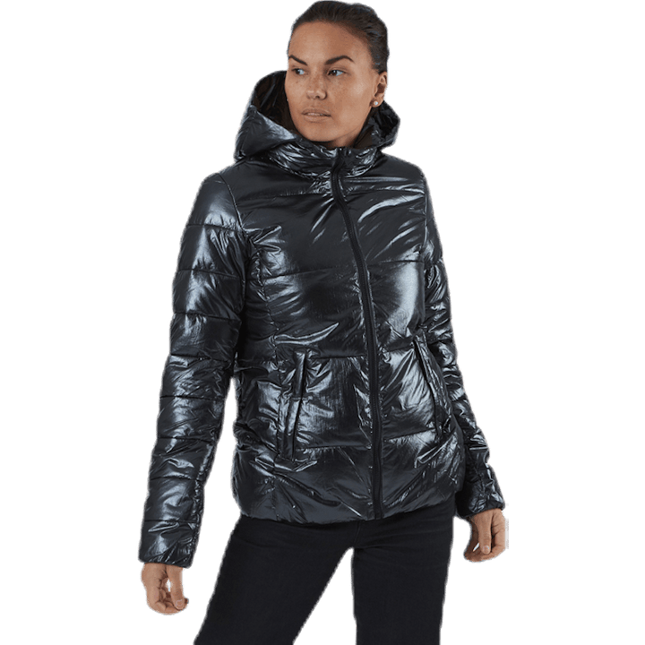 Veste à capuche polyfill noire