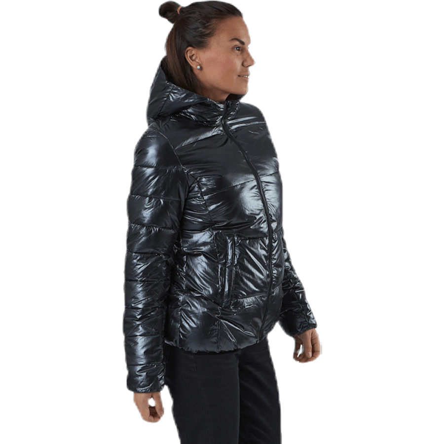 Veste à capuche polyfill noire