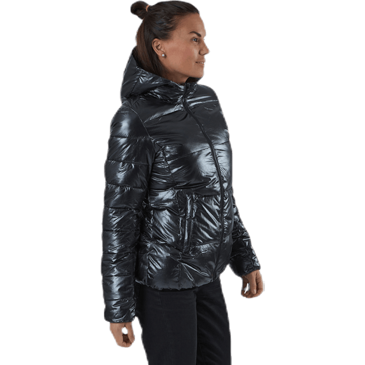 Veste à capuche polyfill noire