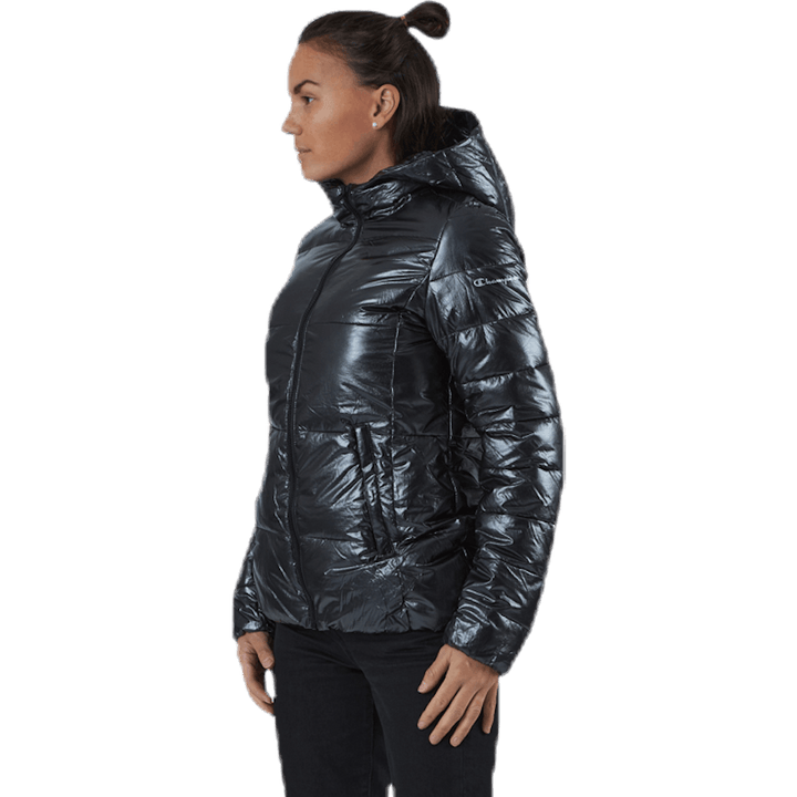 Veste à capuche polyfill noire